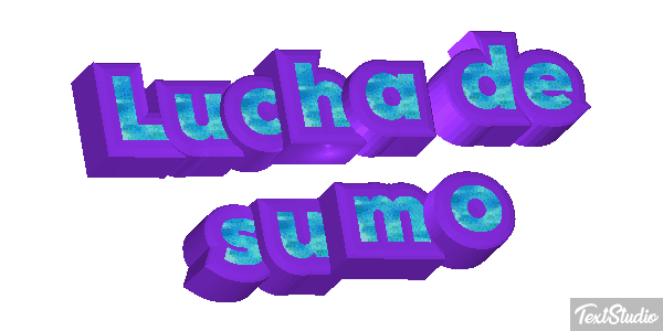 Lucha de sumo Efecto de texto
