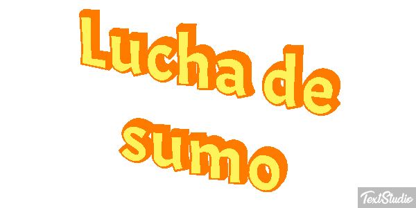 Lucha de sumo Efecto de texto