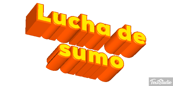Lucha de sumo Efecto de texto