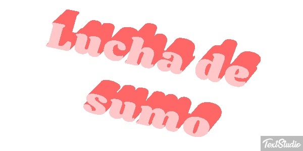Lucha de sumo Efecto de texto