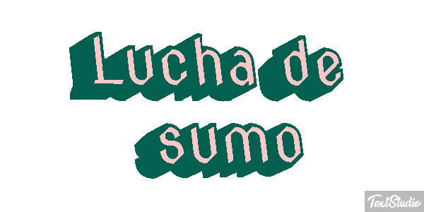 Lucha de sumo Efecto de texto
