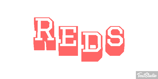 Reds Efecto de texto