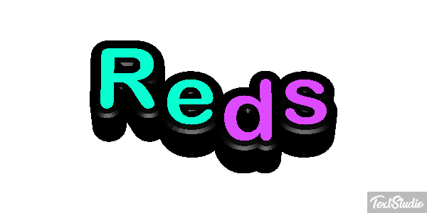 Reds Efecto de texto