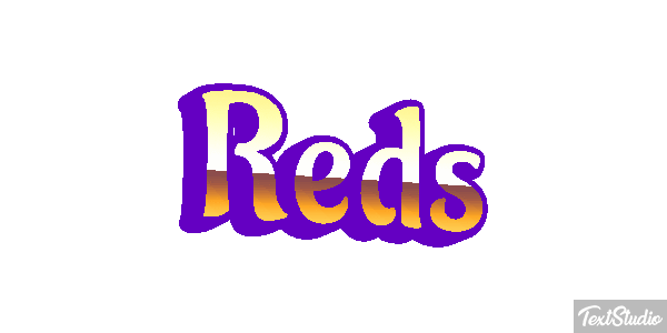 Reds Efecto de texto