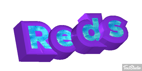 Reds Efecto de texto