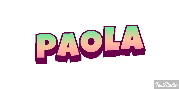 Paola Efecto de texto