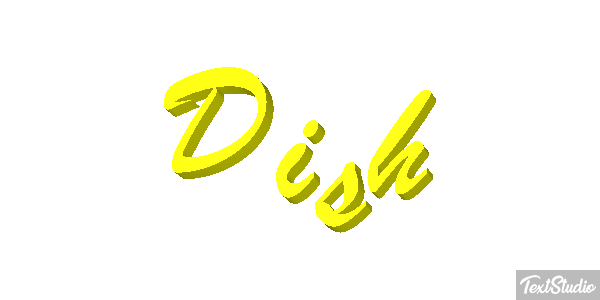 Dish Text effect