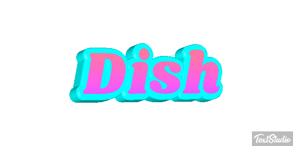 Dish Text effect