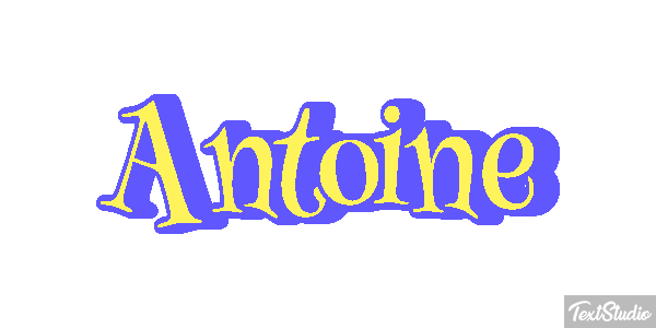 Antoine Text effect