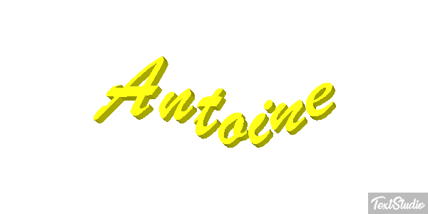 Antoine Text effect