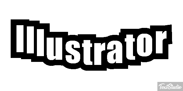 Illustrator Efeito do texto