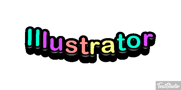 Illustrator Efeito do texto