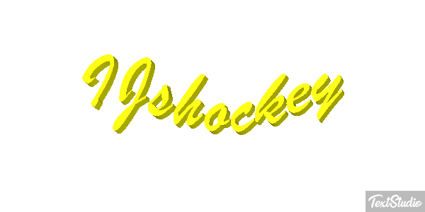 IJshockey Tekst effect