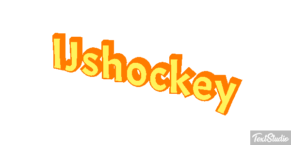 IJshockey Tekst effect