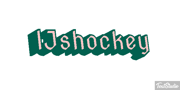 IJshockey Tekst effect