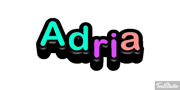 Adria Text effect