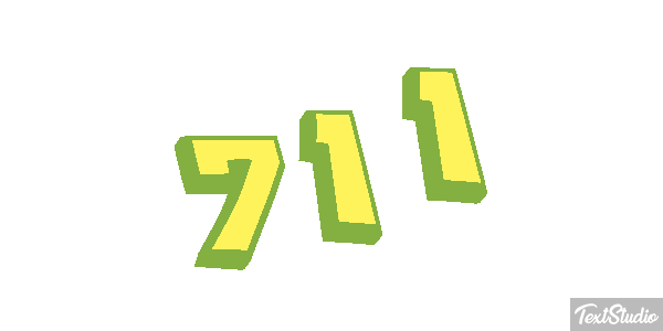711 Efecto de texto