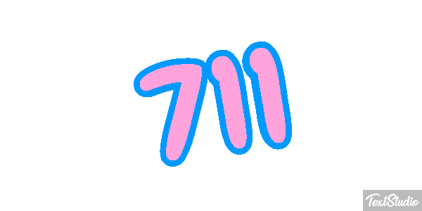 711 Efecto de texto