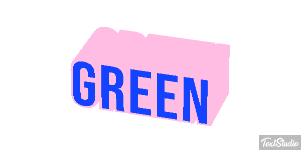 Green Effet de texte