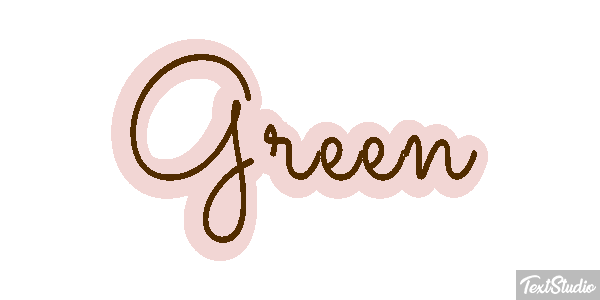 Green Effet de texte