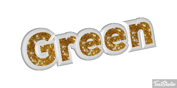 Green Effet de texte