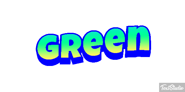 Green Effet de texte