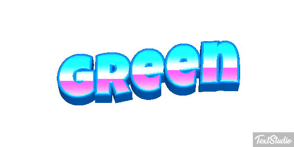 Green Effet de texte