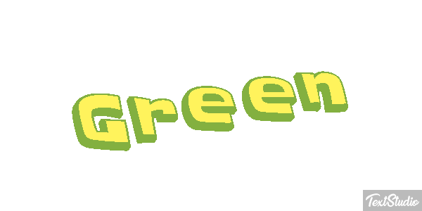 Green Effet de texte