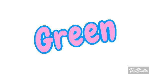 Green Effet de texte