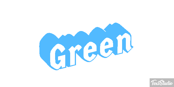 Green Effet de texte