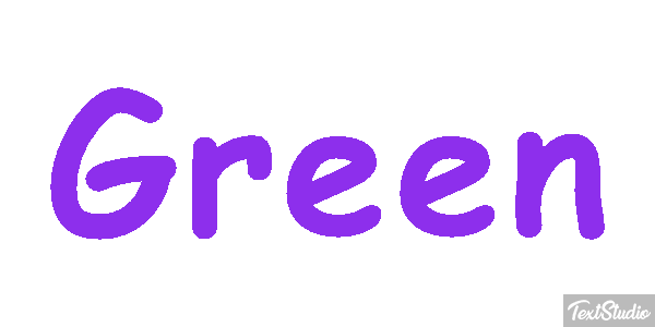 Green Effet de texte