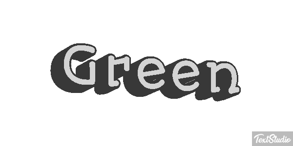 Green Effet de texte