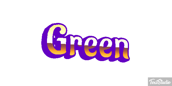 Green Effet de texte
