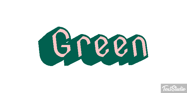 Green Effet de texte