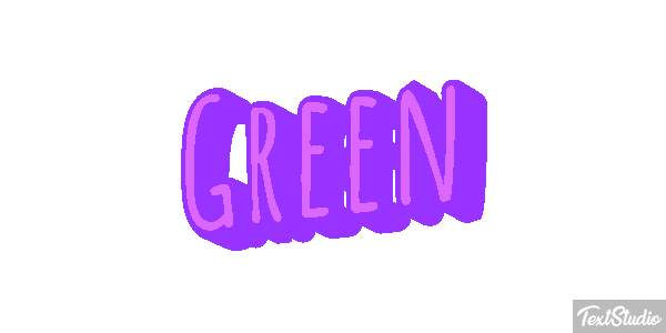 Green Effet de texte