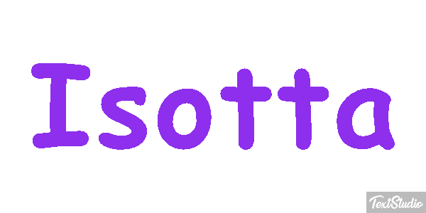 Isotta Effetto testo