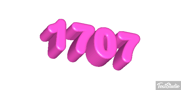 1707 Texteffekt