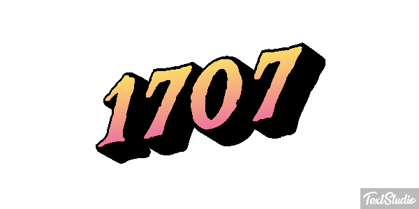 1707 Texteffekt