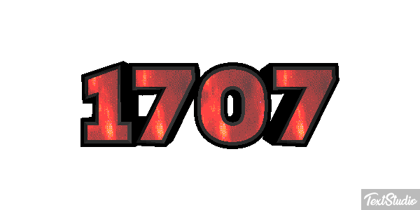 1707 Texteffekt