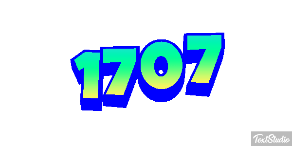 1707 Texteffekt