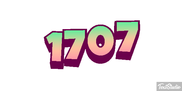 1707 Texteffekt