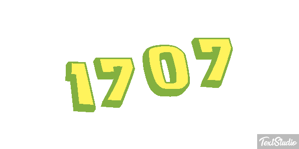 1707 Texteffekt