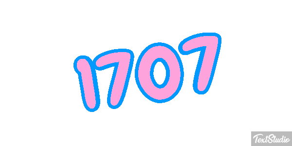 1707 Texteffekt