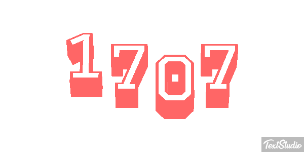 1707 Texteffekt