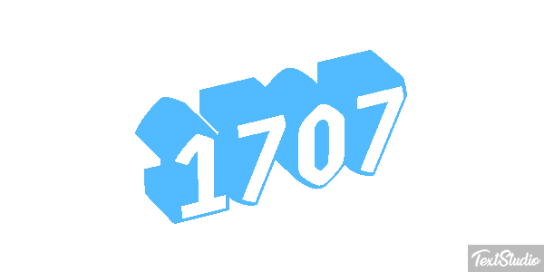1707 Texteffekt