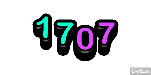 1707 Texteffekt