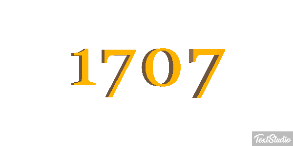 1707 Texteffekt