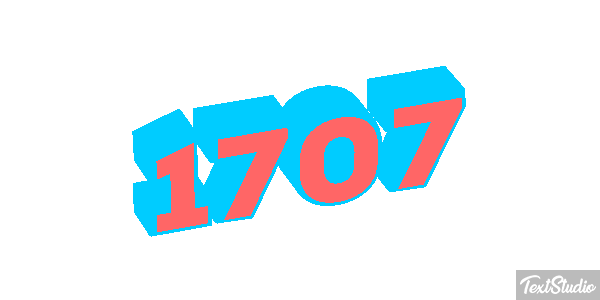 1707 Texteffekt