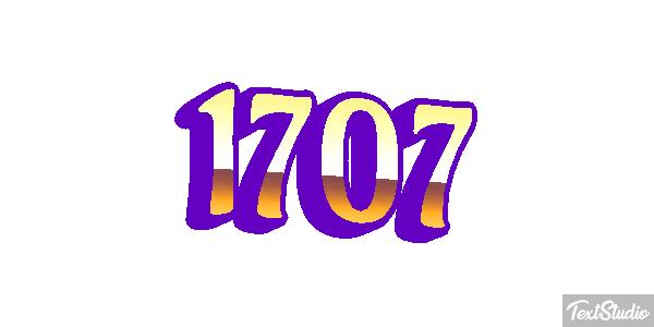 1707 Texteffekt