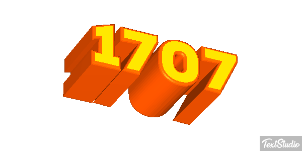 1707 Texteffekt